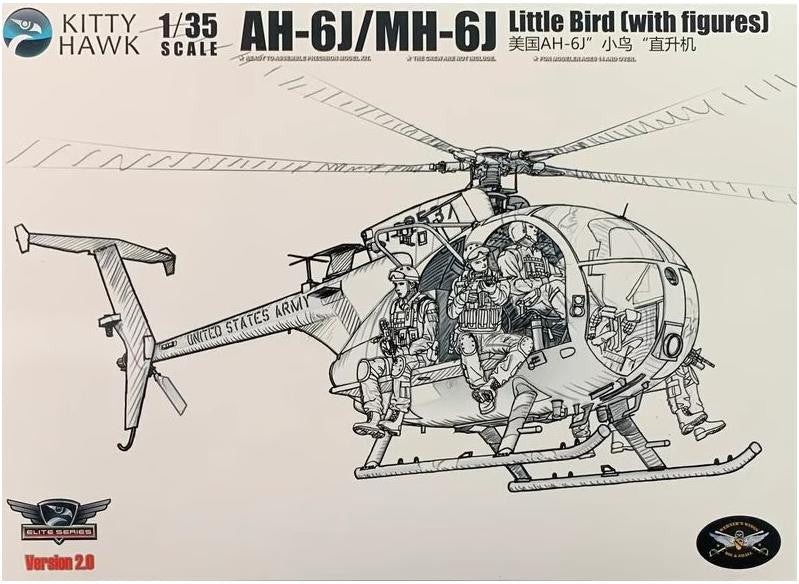 Kitty Hawk 1/35 AH-6J / MH-6J Little Bird w/Figures 50004